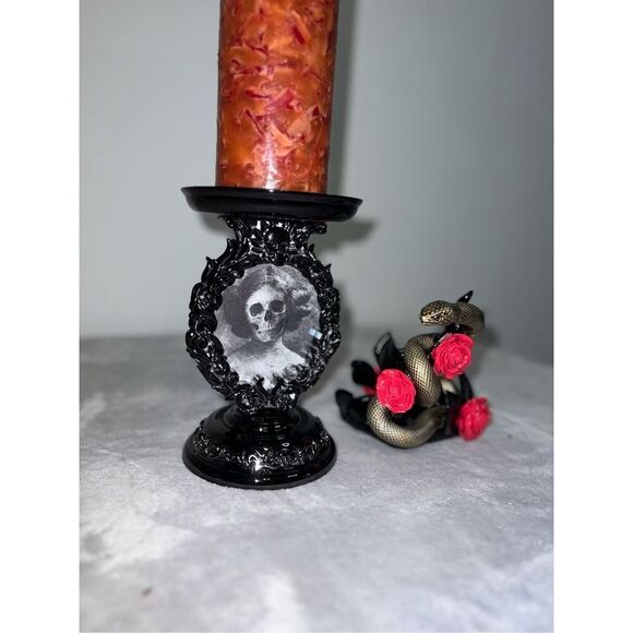 Lot of 2 Bath & Body Works Halloween 2023 Snakes & Soap/Candle Holder - Picture 3 of 7